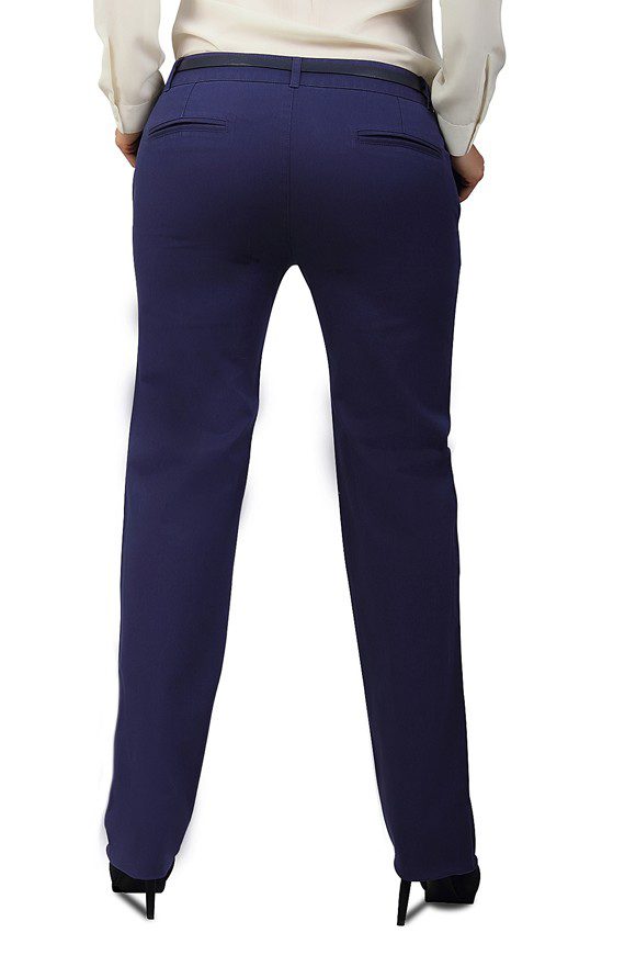 Pantalon Azul Oscuro Drill Mujer - Los Tres Elefantes Tienda Online
